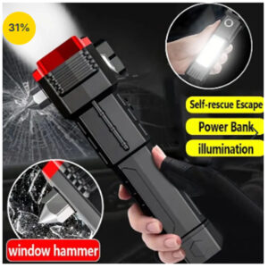 Torch light with power bank | Omni Cop Flashlight, Super Bright LED